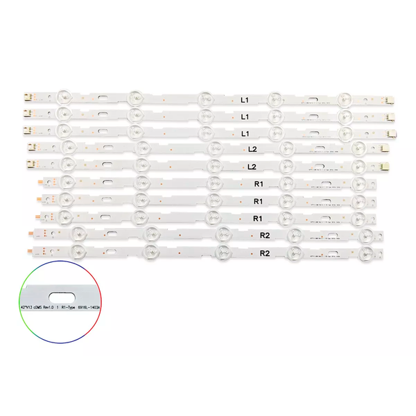 Kit Leds Compatible LG 42ln5200-um / 42ln5200 - Reforzado en Aluminio.