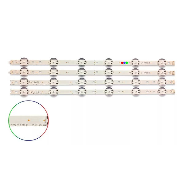 Kit Leds Compatible LG 49uj6350 / 49uj6350ua - Reforzado en Aluminio.