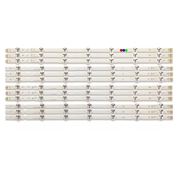 Kit Leds Compatible LG 55lb7200 (12tiras 7leds) - Reforzado en Aluminio.