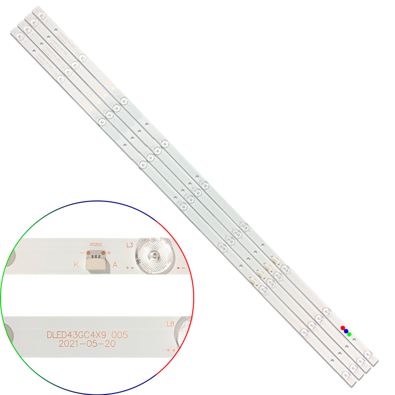 Kit Leds Compatible Daewoo L43s6550bn / L43s6550 (4t9l) - Reforzado en Aluminio.