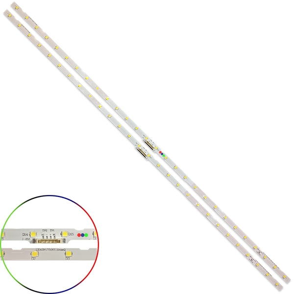 Kit Leds Compatible SAMSUNG Un43nu7100 / Un43nu7100f (28led) - Reforzado en Aluminio