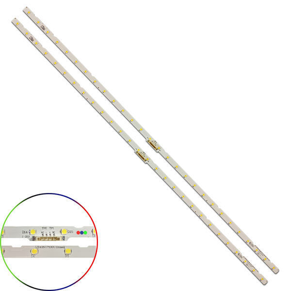 Kit Leds Compatible Samsung Un43nu6900 / Un43nu6900f (28led)- Reforzado en Aluminio.