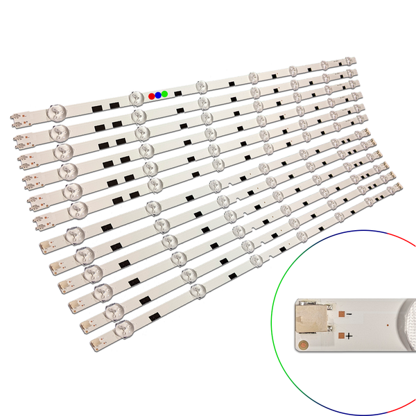 Kit Leds Compatible Samsung Un58j5190 / Un58j5190af  - Aluminio, Nuevo