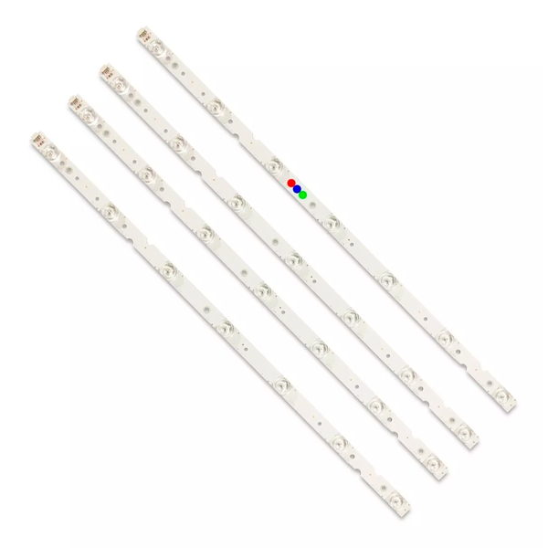 Kit Leds Compatible Tcl 50s423 (4tiras 7leds) - Aluminio, Nuevo.