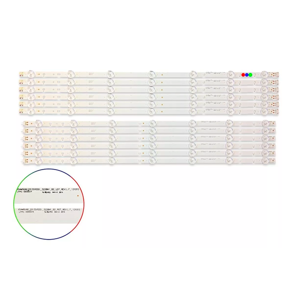 Kit Leds Compatible Samsung Un55h6203 / un55h6203af R -  Aluminio, Nuevo