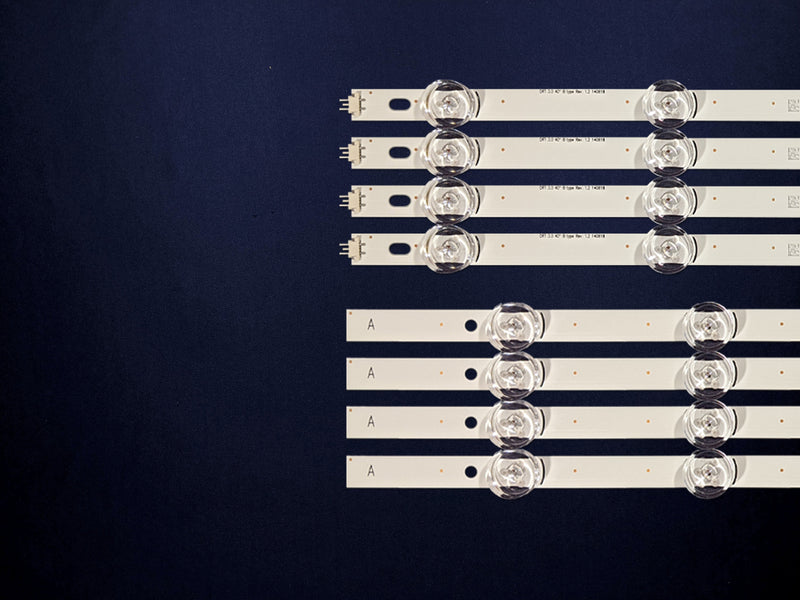 Kit Leds Compatible LG 40lf6300 / 40lh5300 (8 Tiras) -  Reforzado en Aluminio.