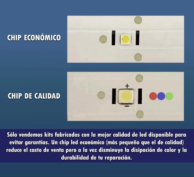 Kit Leds Compatible Samsung Un55mu6500 / Un55mu6500f (2t) - Original, Nuevo